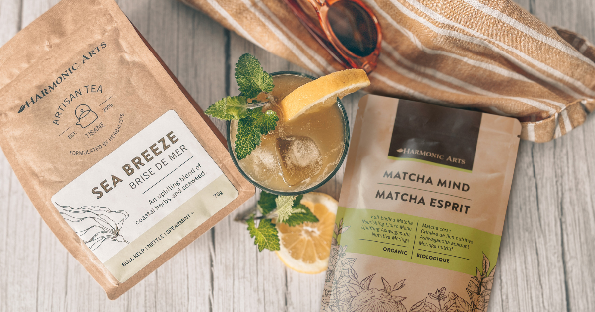 Minty Matcha Mind Iced Tea - Harmonic Arts