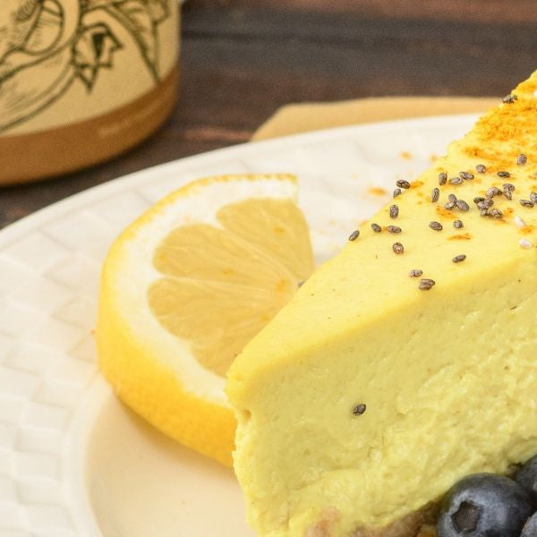 Golden Mylk 'Cheese' Cake - Harmonic Arts