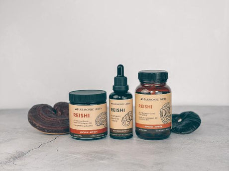 Harmonic Arts Reishi Mushroom Products