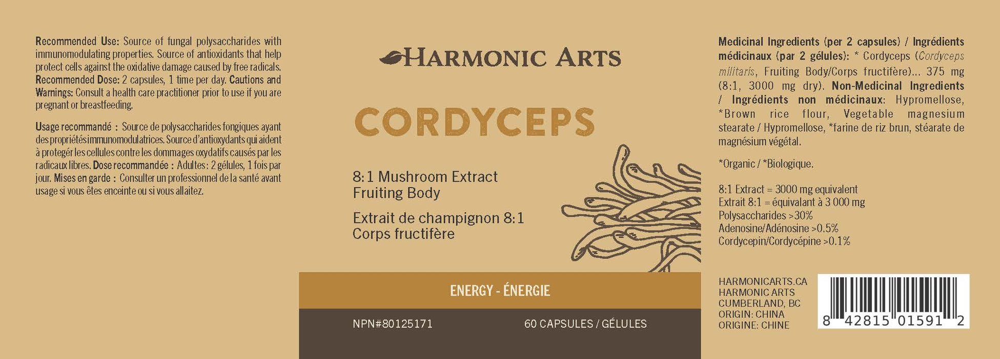 Cordyceps Mushroom Capsules