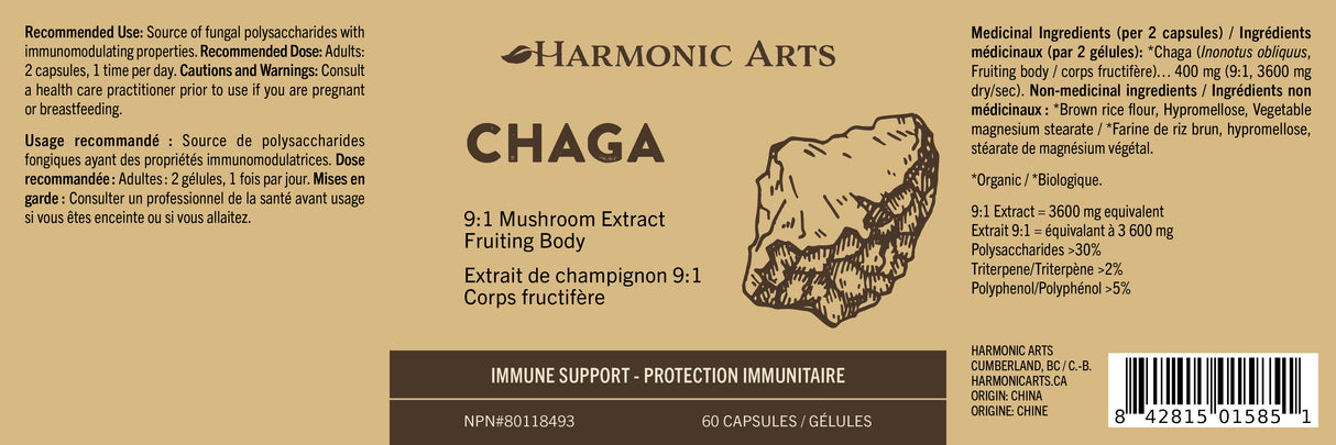 Chaga Mushroom Capsules
