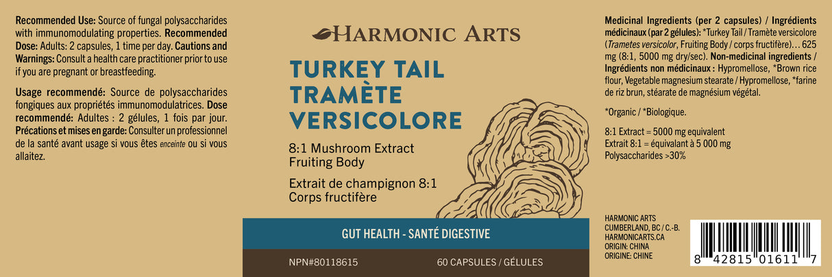 Turkey Tail Mushroom Capsules