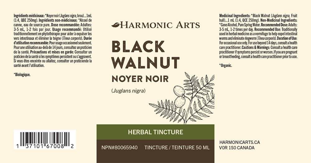 Black Walnut Hull Tincture - Harmonic Arts