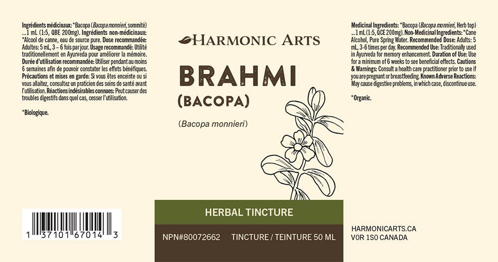 Brahmi/Bacopa Tincture - Harmonic Arts