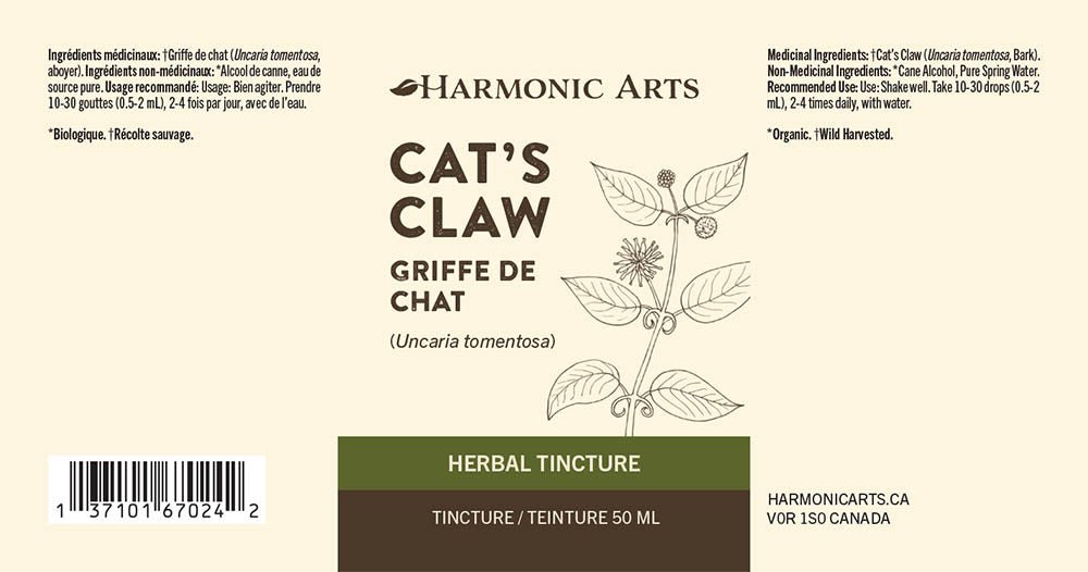 Cat's Claw Bark Tincture - Harmonic Arts