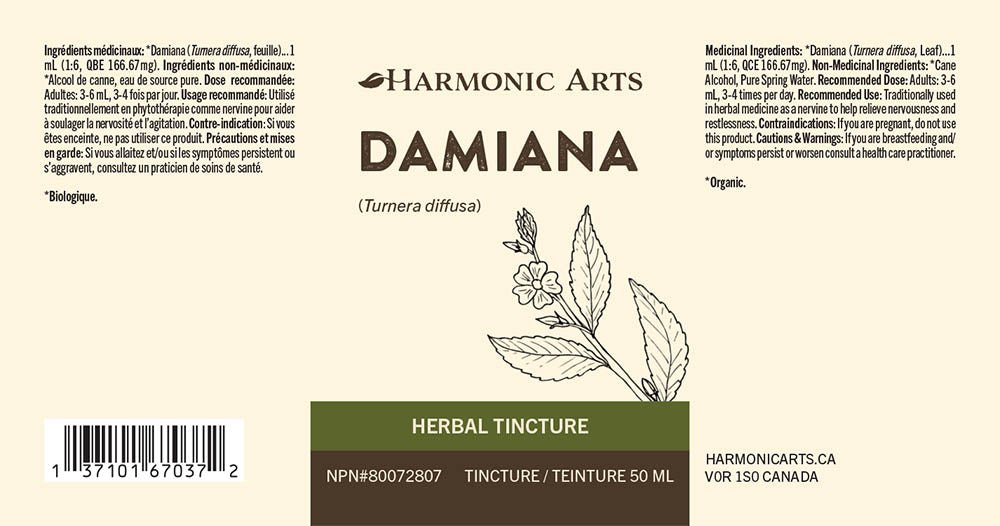 Damiana Tincture - Harmonic Arts