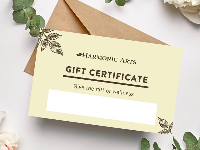 Harmonic Arts Gift Certificate - Harmonic Arts