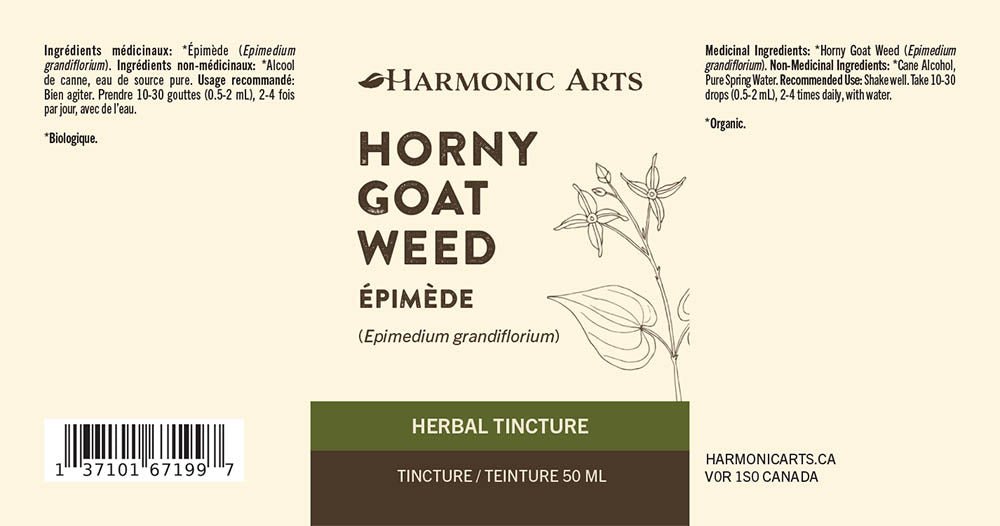 Horny Goat Weed Tincture - Harmonic Arts