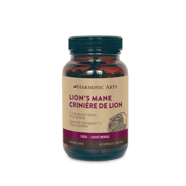 Lion's Mane Mushroom Capsules - Harmonic Arts