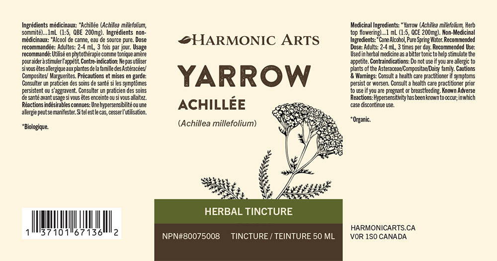 Yarrow Tincture - Harmonic Arts